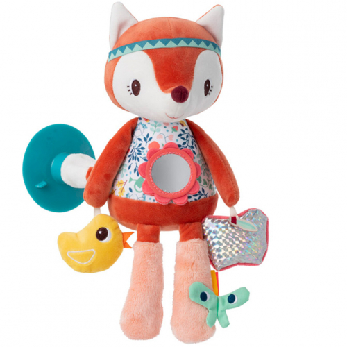 lilliputiens activiteitenknuffel met zuignap - alice - 31 cm