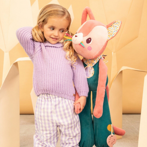 lilliputiens activiteitenknuffel - jeanne - 87 cm
