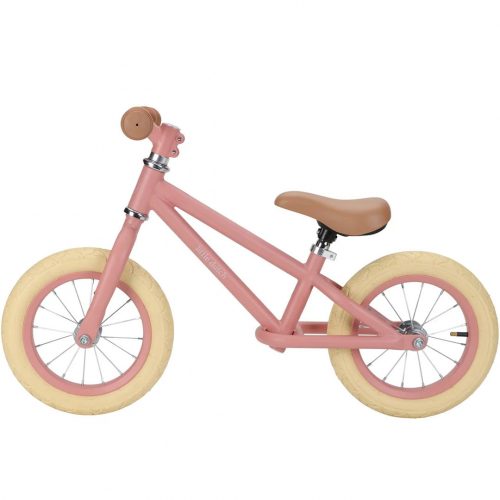 little dutch loopfiets mat lichtroze