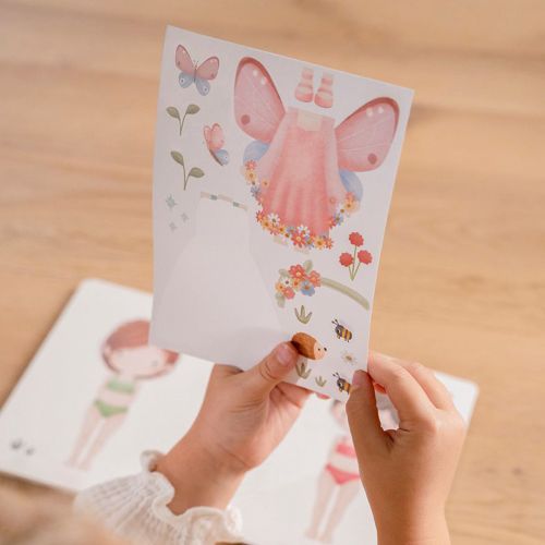 little dutch aankleed- en stickerboek rosa and friends
