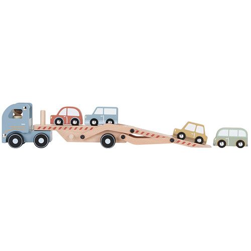 little dutch transportwagen met auto's en poppetje
