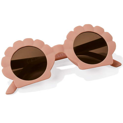 little dutch kinderzonnebril schelp - old pink 