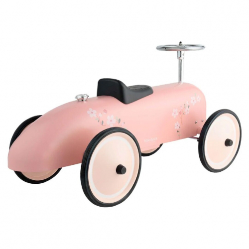 little dutch loopauto retro - roze