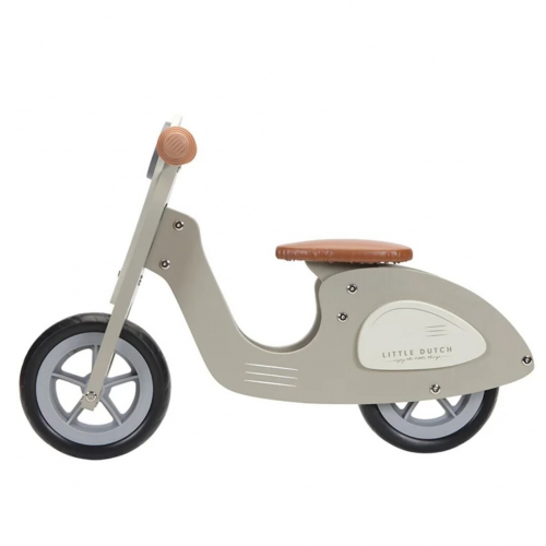 little dutch loopfiets scooter - olijf    