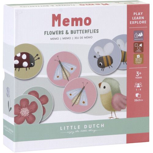 little dutch memorie flowers & butterflies