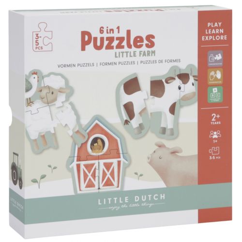 little dutch puzzel little farm - 2x3, 2x4, 2x5st