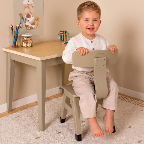 little dutch schoolstoel olive