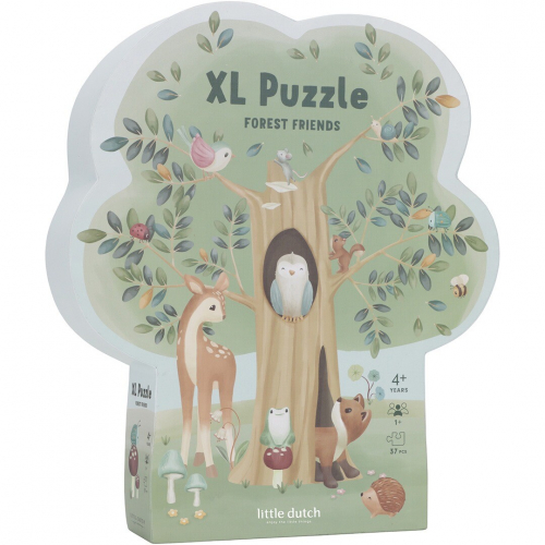 little dutch vloerpuzzel forest friends - 37st