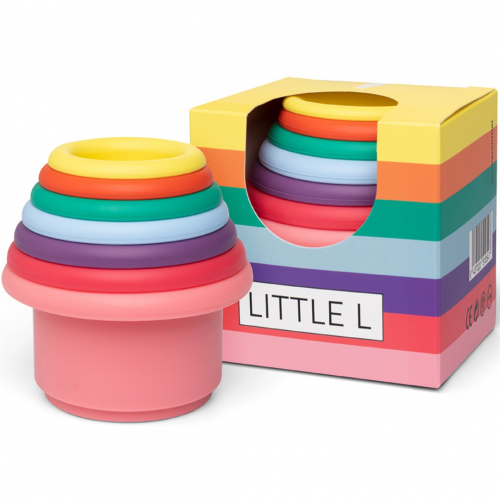 little l stapeltoren - levendige kleuren
