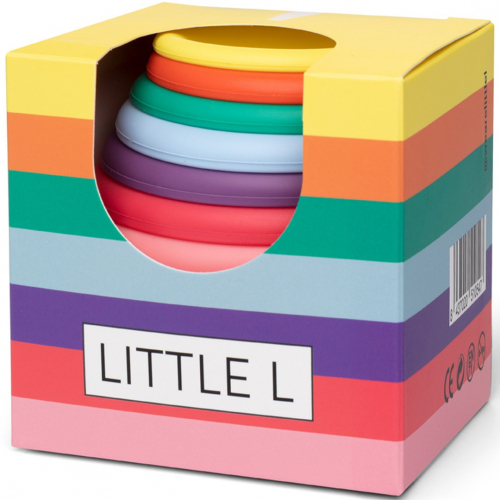 little l stapeltoren - levendige kleuren