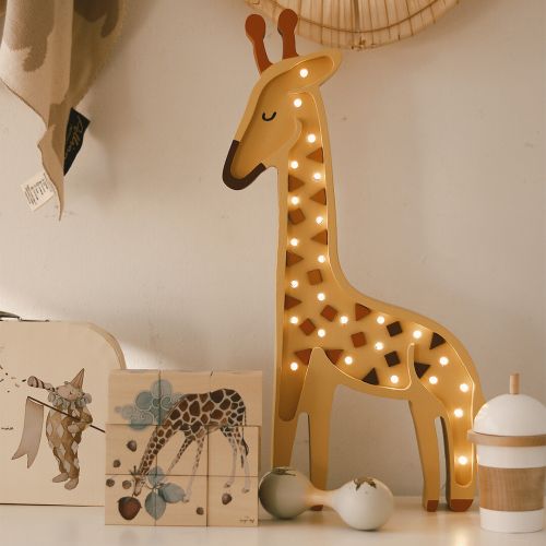 little lights lamp giraf - african yellow