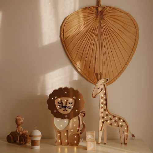 little lights lamp giraf - savannah beige