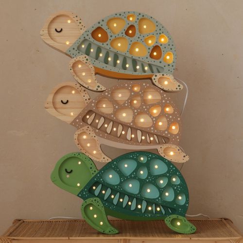 little lights lamp schildpad - galapagos sage