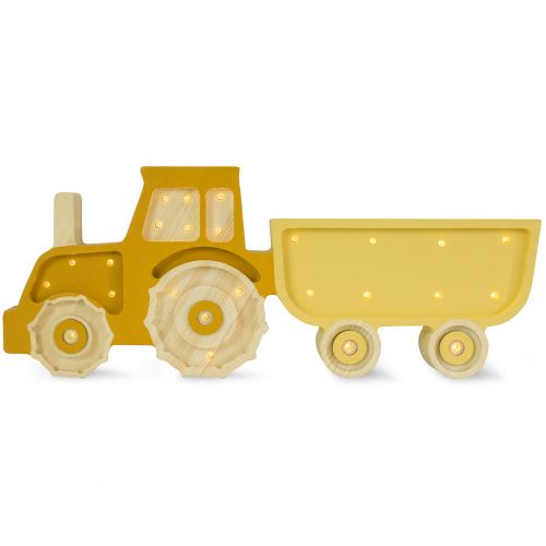 little lights lamp tractor - mustard