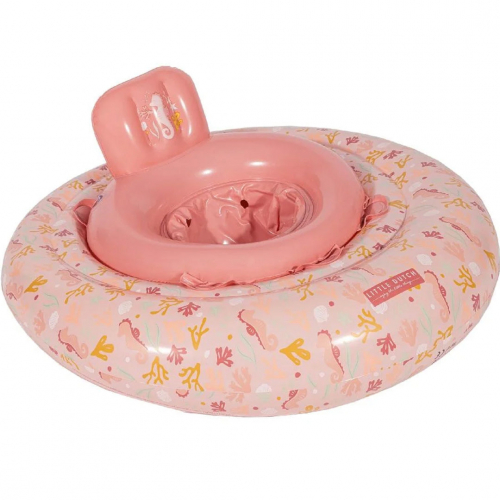 little dutch zwemband baby's ocean dreams - roze - Ø67 cm