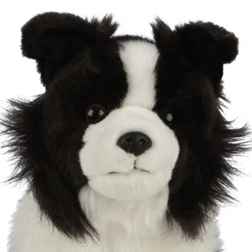 living nature knuffel border collie - 25 cm