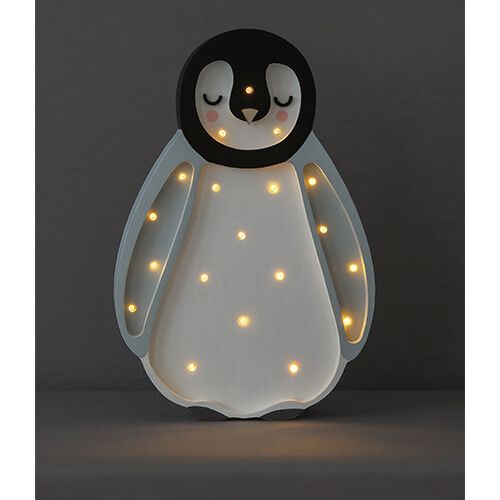 little lights lamp pinguïn - light grey