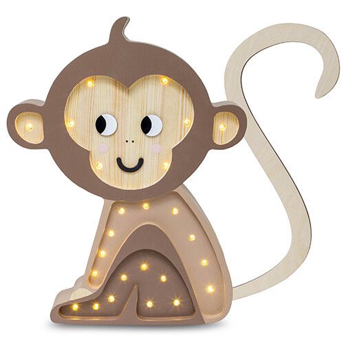 little lights lamp aap - jungle brown