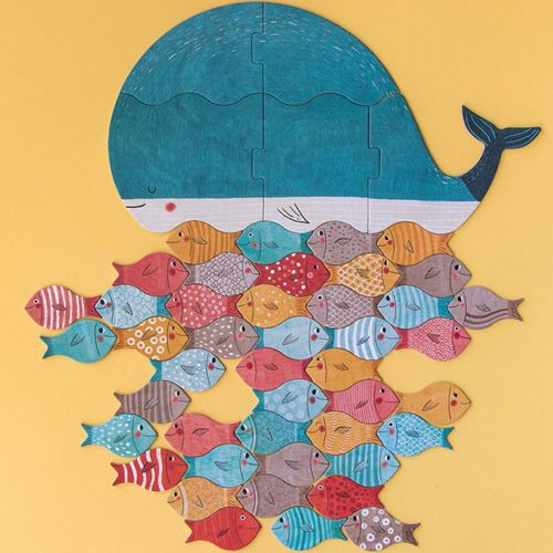 londji puzzelspel whale and the fish