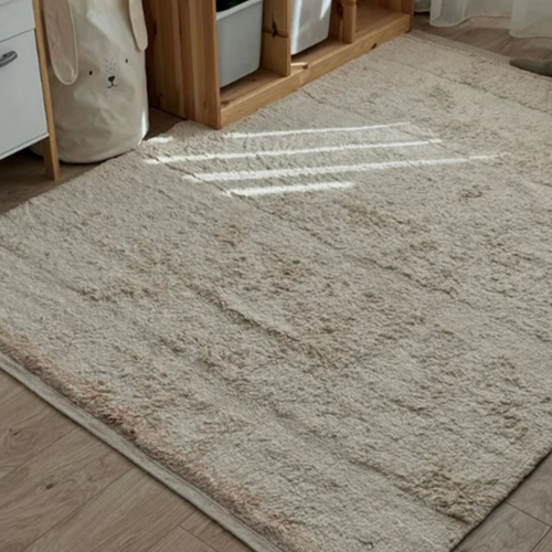 lorena canals vloerkleed bloom - natural - 90x130 cm