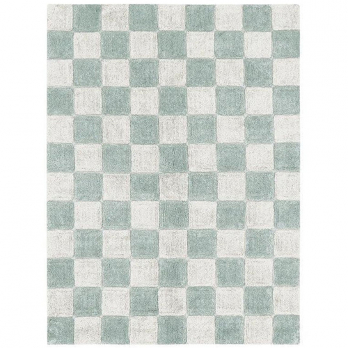 lorena canals vloerkleed tegels - blue sage - 120x160 cm