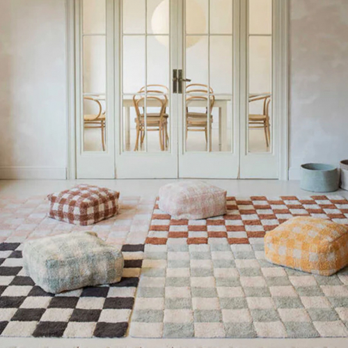 lorena canals vloerkleed tegels - blue sage - 120x160 cm