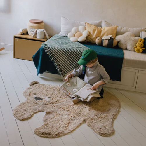 lorena canals vloerkleed bear - 120x122 cm
