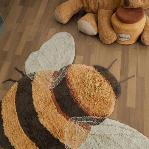 lorena canals vloerkleed bee - 115x150 cm