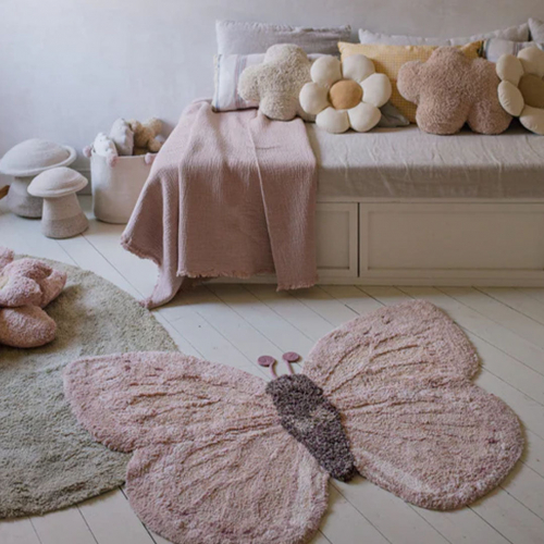 lorena canals vloerkleed butterfly - 90x120 cm