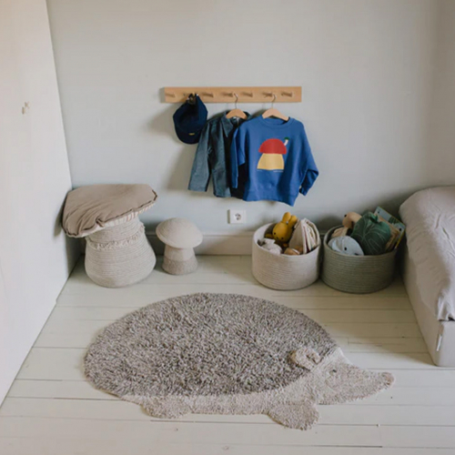lorena canals vloerkleed hedgehog - 90x130 cm