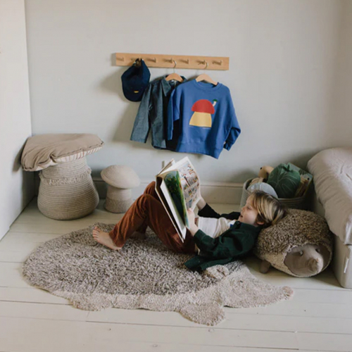 lorena canals vloerkleed hedgehog - 90x130 cm