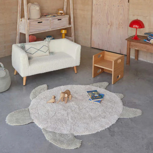 lorena canals vloerkleed sea turtle - 110x130 cm