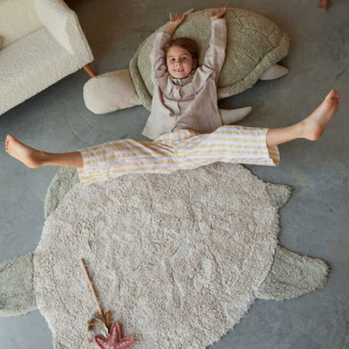 lorena canals vloerkleed sea turtle - 110x130 cm