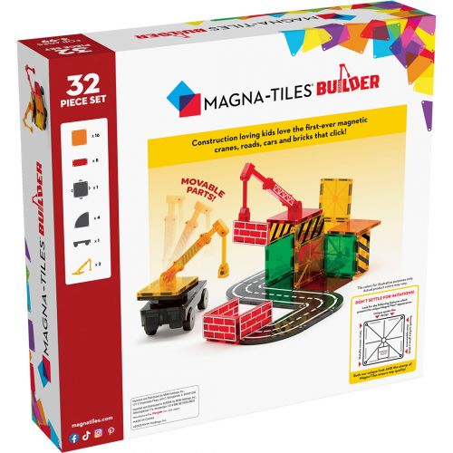 magna-tiles magnetische tegels builder - 32st 