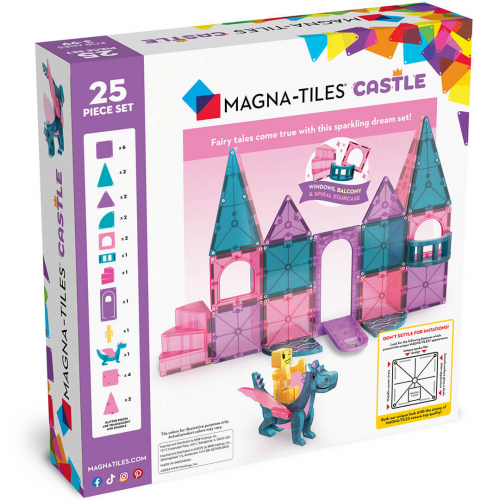 magna-tiles magnetische tegels castle - 25st