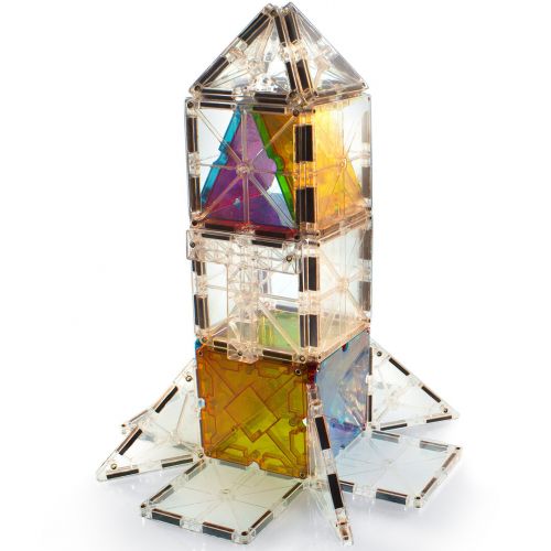 magna-tiles magnetische tegels clear colors - freestyle - 40st  