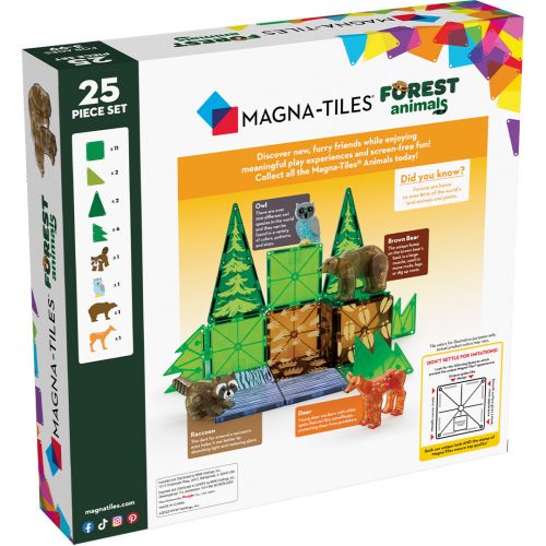 magna-tiles magnetische tegels forest animals - 25st  