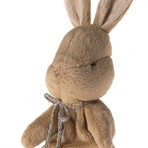 maileg knuffelkonijn my first bunny  - brown - 19 cm