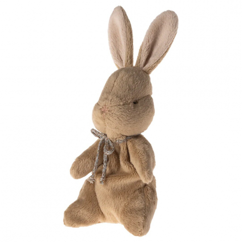 maileg knuffelkonijn my first bunny  - brown - 19 cm