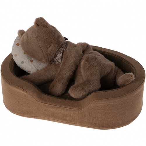 maileg knuffelpoes pluche - nougat - 37 cm