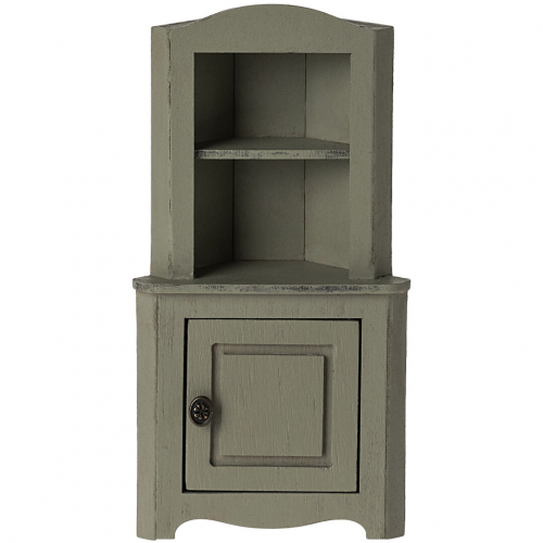 maileg armoire d'angle vert clair maison de poupée - 15,5 cm