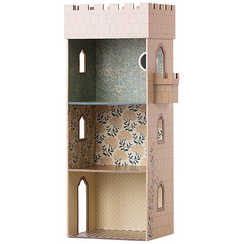 maileg poppenhuis kasteeltoren met spiegel - 62 cm