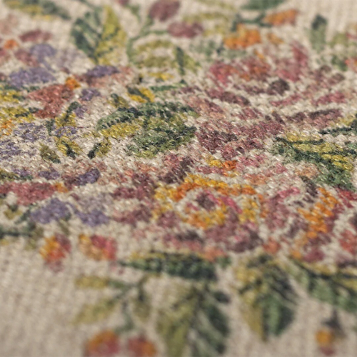 maileg poppenhuis vloerkleed flowers - 16 cm