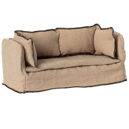 maileg poppenhuisbank sofa - 22 cm