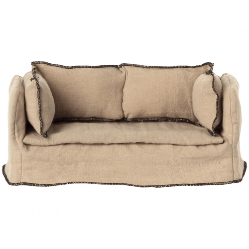 maileg poppenhuisbank sofa - 22 cm
