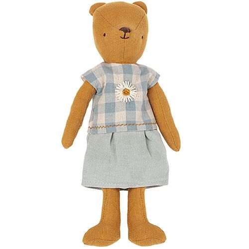 maileg poppenkleding jurk - teddy mum