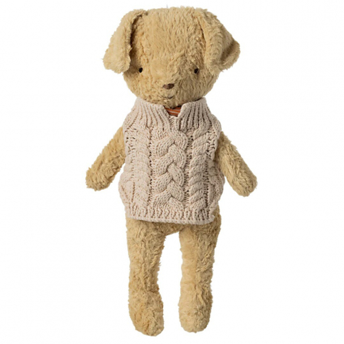 maileg poppenkleding knuffelhond - sweater - sand