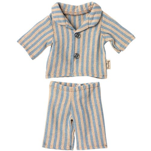 maileg poppenkleding pyjama strepen - teddy junior