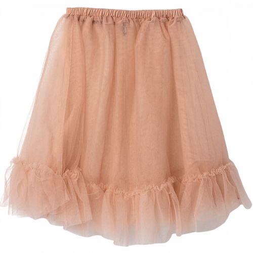 maileg jupe en tulle transparente - melon - 4-6 ans