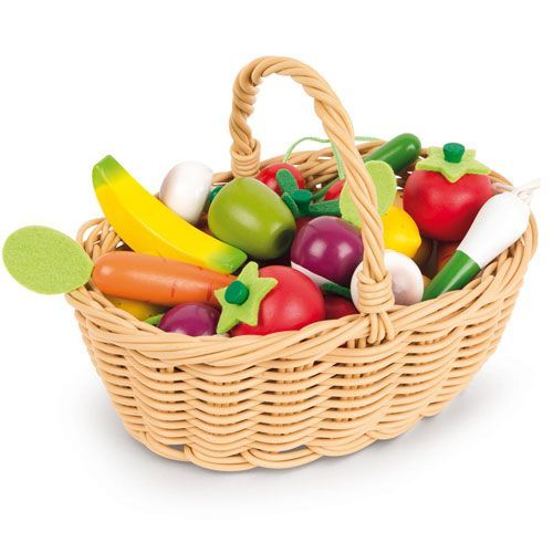 janod mandje met fruit en groenten (24st)